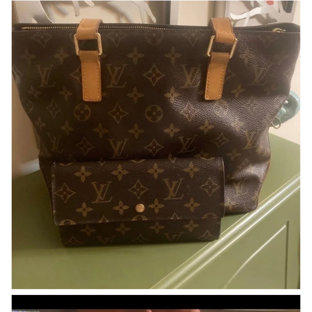Louis Vuitton Monogram Handbag And Wallet